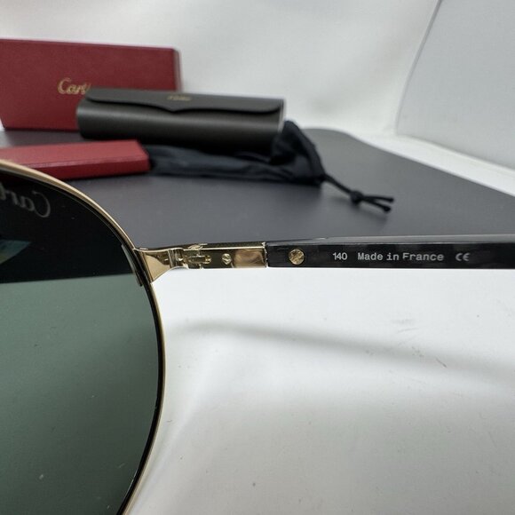 Cartier Sunglasses Aviator Polarized CT0096S-002 - Picture 7 of 16